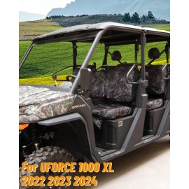 StarknightMT Heavy Duty 1680D UTV Seat Cover for CFMOTO Uforce 1000/1000 XL Camo Seat(11pc)