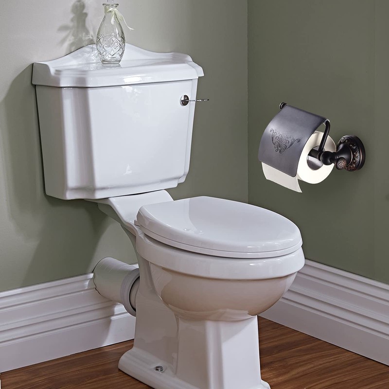 Leyden Bronze Toilet Paper Holder, Oil Rubbed Bronze Tissue Roll