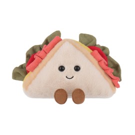 Apricot Lamb Delicious Sandwich Stuffed Animals for Kids, Soft Cute Plush Toys for Baby Girl and Boy, Fluffy Delicious Sandwich 4.3 Inches