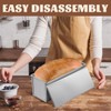 2 Pcs Pullman Lidded Bread Pan,Non-Stick Bread Pan, Dough Capacity