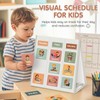 Godery Large Visual Schedule for Kids Chore Reward Chart,Bedtime Routine
