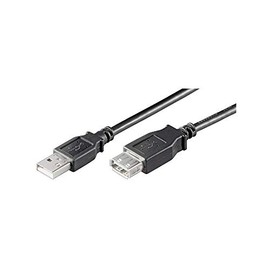 Goobay - USB-Verlängerungskabel - USB Typ A, 4-polig (W) - USB Typ A, 4-polig (M) - 1.8 m ( USB/USB 2.0 ) - Schwarz