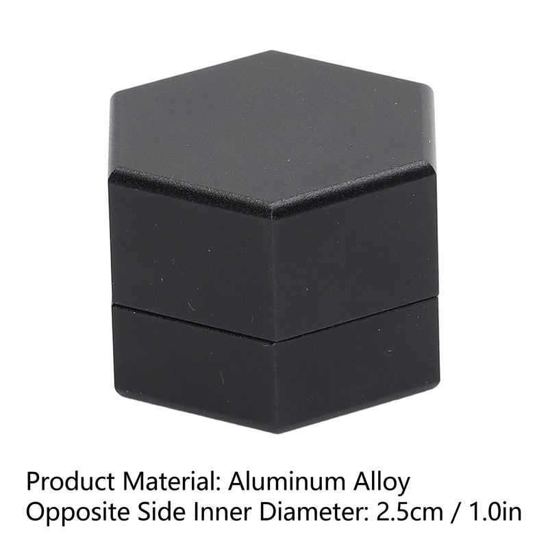 Mini Portable Billiard Chalk Case Hexagonal Pool Cue Chalk Box