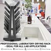Pushglossy 1 Pcs 54 Pegs Lab Drying Racks Double Sided