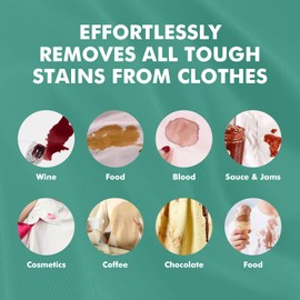 XTryfun Stain Remover Pen for Clothes, Portable & Safe Stain Sticks, Instant Travel Stains Remover for Cleaning Spot, Like Juice, Food, Ketchup, Ink and Even Blood - 4 Count