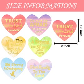 Bible Quote Gold Foil Stickers - Faith Motivational Christian Verses Jesus Inspirational Labels 2 Inch Religious Bible Verse Envelope Seals for Christmas,Happy Holiday,Envelope Seals Decor 120 Pcs