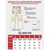 ANTARCTICA GEAR Heated Pants for Men, with 12V/20000mAh Battery, 5-Zone