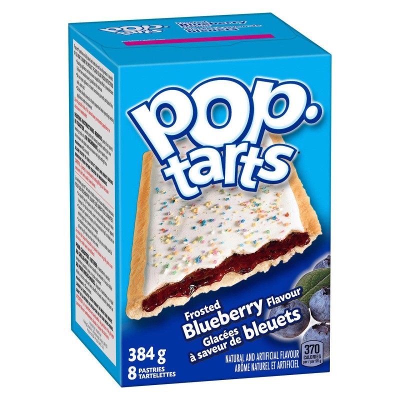 Pop Tarts Kellogg's Pop Tarts Toaster Pastries, Frosted Blueberry 8ct,