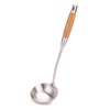 FJNATINH Soup Ladle, 13.7inches Ladle for wok, 304 Stainless Steel