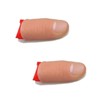 2Pcs Thumb Tip Magic Tricks Fake Thumb Tip Silk Vanish