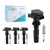 AULINK 4PCS UF540 Ignition Coil Pack/90083 Spark Plugs 2.0L 2.3L