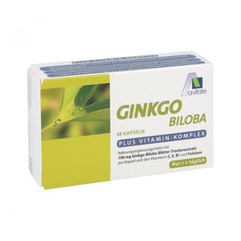 Ginkgo 100 mg Capsules + B1 + C+E Pack of 48
