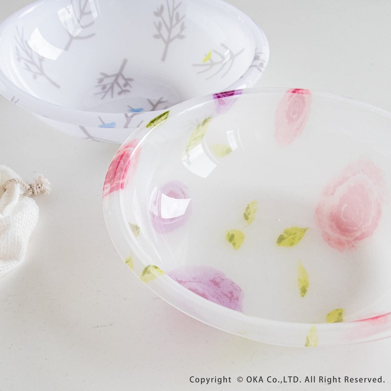 OKA Washball Tree Bird (White) 12.2 inches (31 cm), Regina