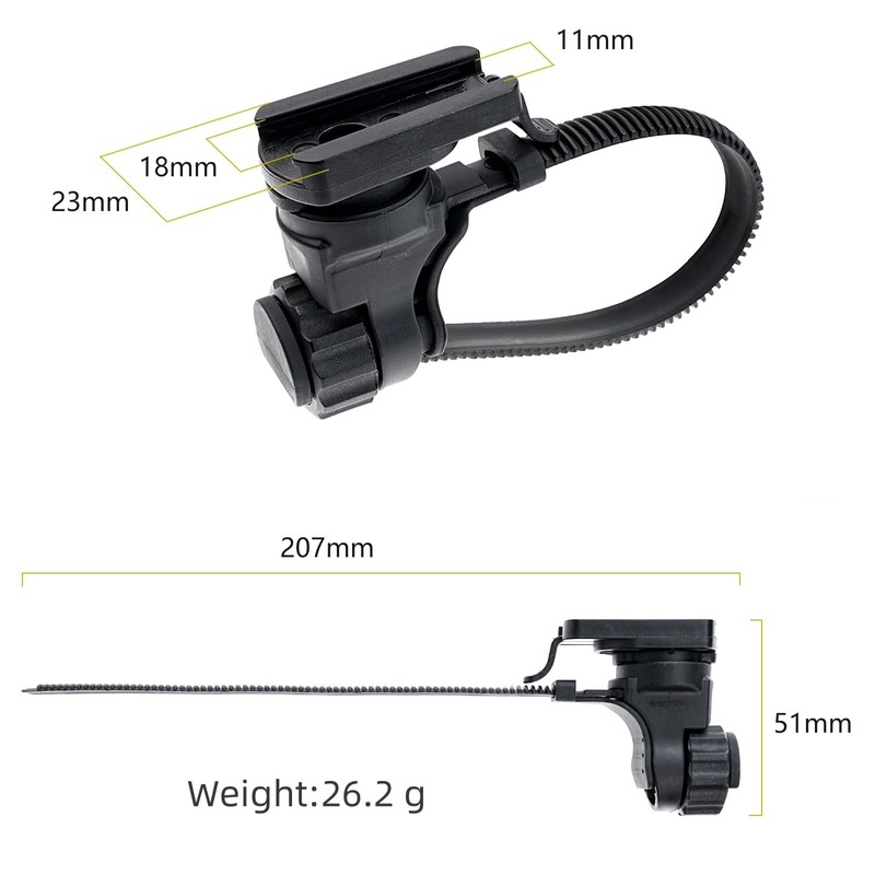 YYunying Bike Light Mount Compatible with Twinkle Series Light Strap