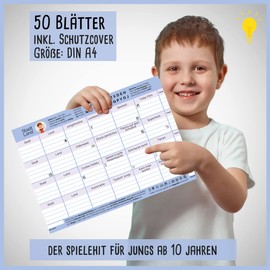 City Country Boys by snaPmee - Boys Teenie Edition from 10 Years - Gift for Teenagers - Quiz Game with 50 Sheets DIN A4