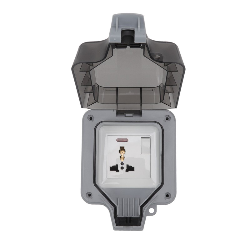 Outdoor IP66 Waterproof Socket Box 16A Weatherproof Outdoor Switch Socket