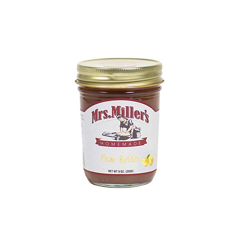 Mrs. Miller's Amish Homemade Pear Butter 9 Ounces - Pack