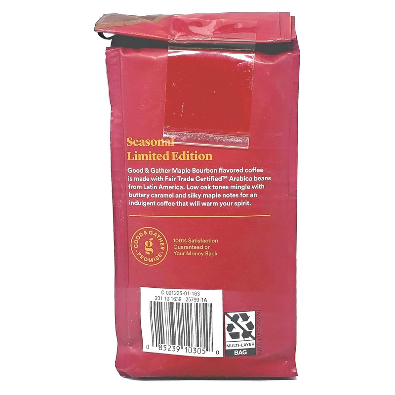 Good & Gather Maple Bourbon Ground Coffee - Limited Edition