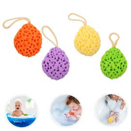 Gatuida 4pcs Honeycomb Body Exfoliating Sponge for Adults Gentle Bath Shower Scrubber for Daily Use Compact Lightweight Design Natural Material for Soothing Skin Care