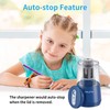 JARLINK Electric Pencil Sharpener, Heavy-Duty Helical Blade to Fast Sharpen,