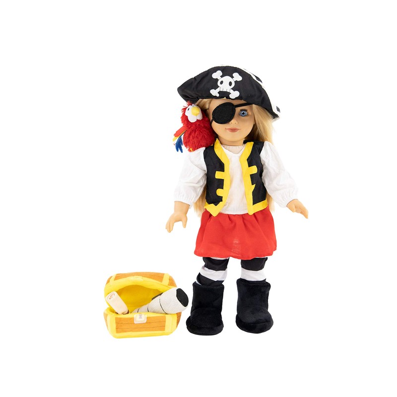 Playtime by Eimmie 18 Inch Pirate Doll Clothes & Accessories