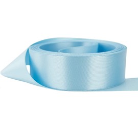 Pale Blue - 10MM Satin Ribbon - 22-25 METRES - for Gifts Wrap, Sew, Party, Decorations, Dress, Events, Crafts, Cars, Floral, Bow and Much More