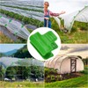 JUNMEIDO 40 Pcs Greenhouse Frame Clips Fixed Greenhouse Pipe Clamp