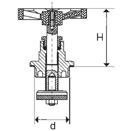1/2" Brass Wheel Gate Valve Head Replacement for Water and Heating Purposes