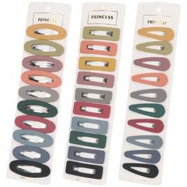 MOTIBACK Small Hair Clips for Women and Girls 30PCS Set Cute Matte Neutral Hair Accessories Perfect for School Work or Everyday Use Durable Snap Hair Clips for Thick or Thin Hair