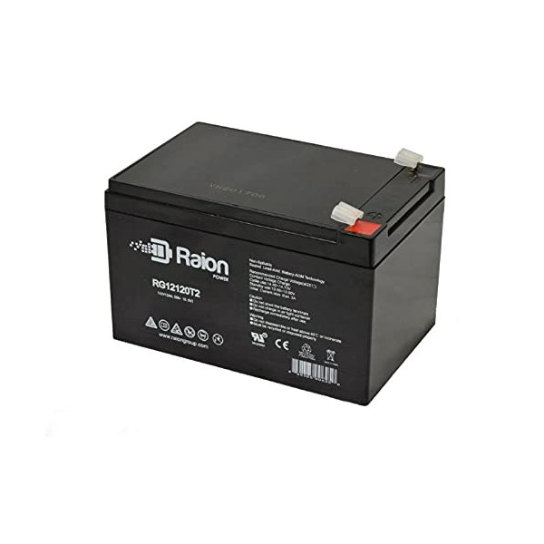 Raion Power 12V 12Ah Replacement AGM Battery for Shredder Scooter