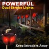 Solar Nocturnal Animal Repeller 4 Pack - Effective Repellent Device