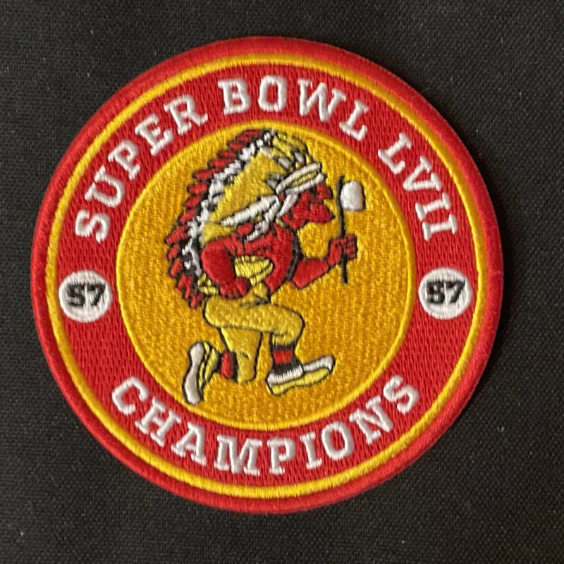 Kansas City Chiefs Super Bowl 57 embroidered iron on PATCH