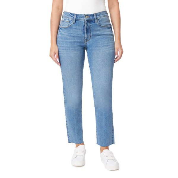 kensie Jeans para mujer, talle alto, entallados, rectos, entrepierna de 27 pulgadas, tallas 0-16, Pippa, 36