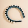 Wiwpar Pearl Headbands Velvet Hair Hoop with Pearls Elegant Pearl
