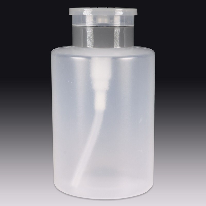 Pana 12 Oz Gray No Words Plastic Liquid Push Down