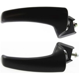 For Dodge Ram 1500 1994-2001 Interior Door Handle Driver and Passenger Side | Pair | Front | Textured Black | All Submodels | Replacement For CH1352101, CH1353101 | 55075339, 55075338