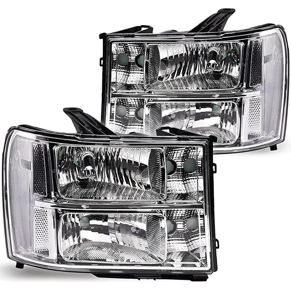 PIT66 Headlight Assembly, Compatible with 2007-2013 GMC Sierra 1500 2500HD
