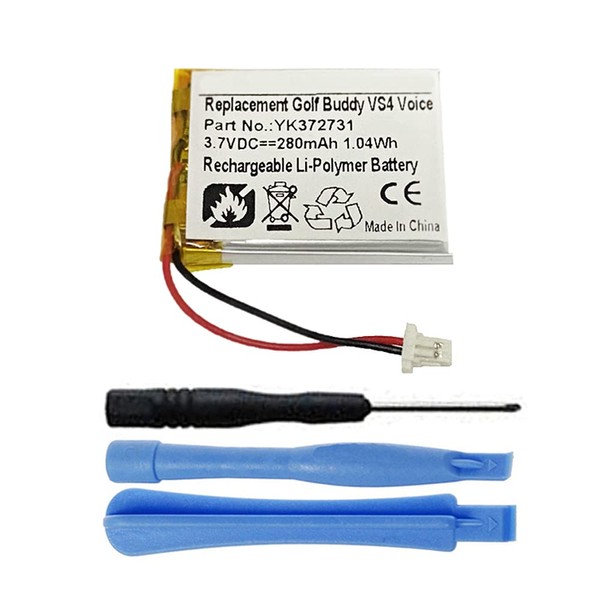 MPF Products 280mAh YK372731 Battery Replacement Compatible with Golf Buddy