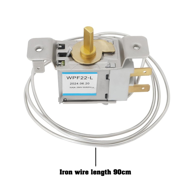 YINETTECH 1x Fridge Freezer Thermostat Cold Temperature Controller 220V-250V 2-Pin