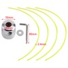 Fdit Aluminium Grass Trimmer Head, Trimmer Head Spool Set with