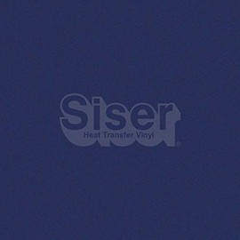 Flock 12" Heat Transfer Vinyl Stripflock HTV (Navy Blue, 1 Yard (12" x 36"))