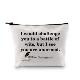 PLITI I Would Challenge You To A Battle of Wits Funny Shakespeare Quote for English Literature Teacher Gift, Challenge Battle Bagu, Fashionable