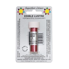 Sugarflair Edible Lustre Claret Wine - 2 Gram