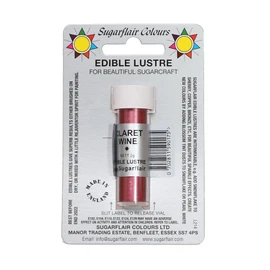 Sugarflair Edible Lustre Claret Wine - 2 Gram
