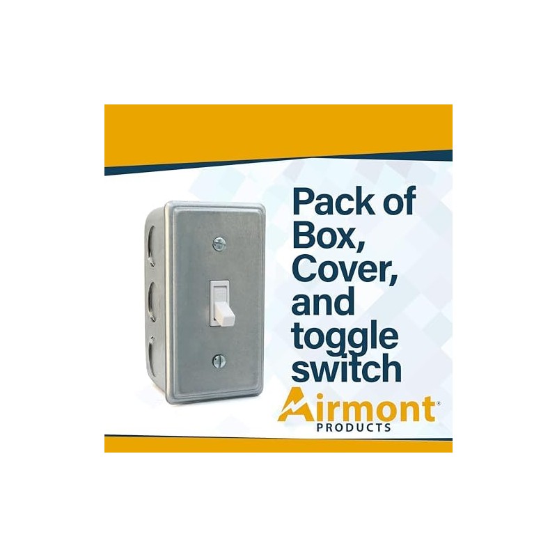 Outlet Box Kit, 2x4'' Utility Electrical Box, Tamper Resistant 15