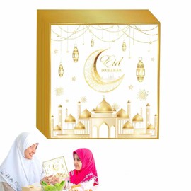 Exclusive Ramadan Napkins - Hajj Mubarak Decoration, Eid Mubarak Decoration, Ramadan Table Decoration, Eid Mubarak Napkins, Napkins, Ramadan Decoration - For a Feast of Awe