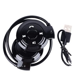 Auriculares Detrás de la Cabeza, Auriculares Inalámbricos Bluetooth Envolventes Alrededor de la Cabeza, Auriculares Deportivos Ligeros y Plegables a Prueba de Sudor para Hacer