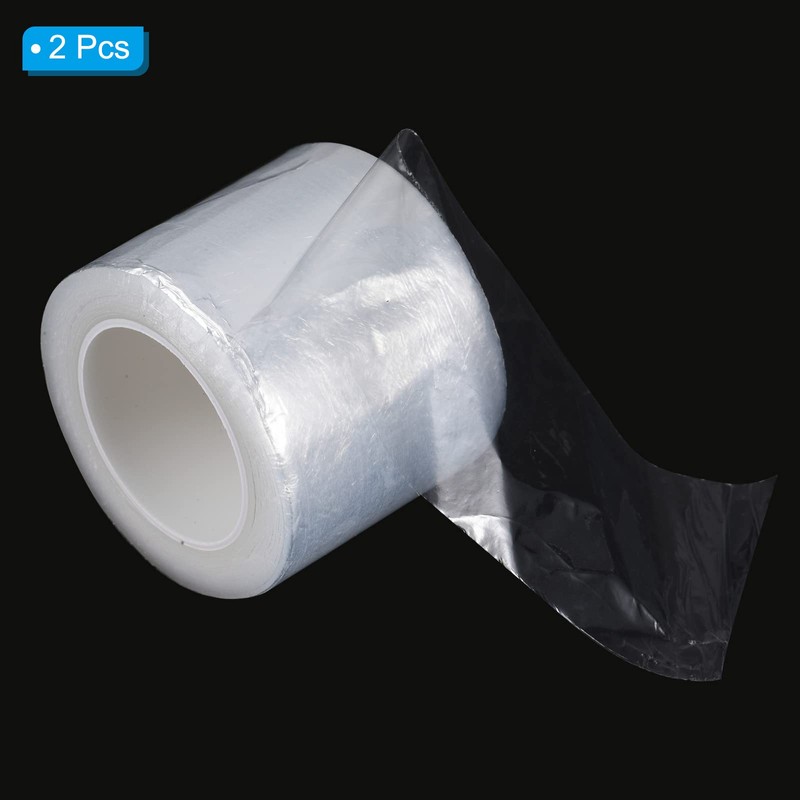 PATIKIL 2pcs 70M x 4.2cm Badminton Grip Cushion Wrap PE