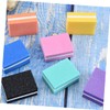 FOMIYES 21pcs Mini Sponge Nail File Double-sided Polishing Files for