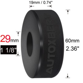 Universal Rubber Bottle Jack Pad with 29mm Hole Jacking Point for 5-8 Ton Bottle Jack Car Damage Protection Jacking Shaft Adapter